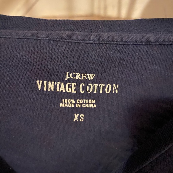 JCrew Vintage Cotton tee - Picture 2 of 2